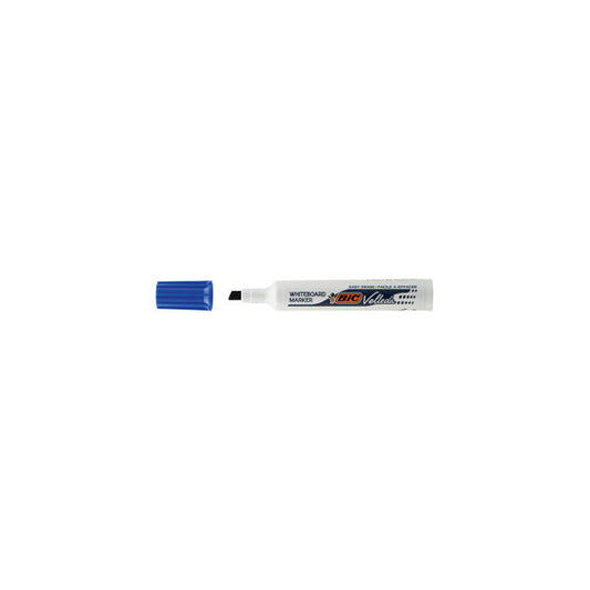 Pennarello Whiteboard Marker Velleda 1791 - punta a scalpello da 3,3mm a 4,6mm - blu - Bic