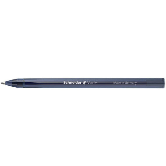 Penne a sfera con cappuccio Schneider VIZZ tratto M blu scuro conf. 10 pezzi - P102223