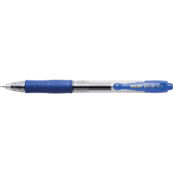 Penne gel a scatto Pilot G-2 0,7 mm blu Green Pack 12 penne +12 refill (6 omaggio) - 000024