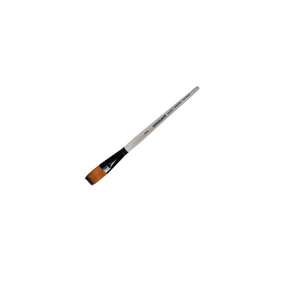 Pennello sintetico Graduate - piatto extra lungo - manico corto - n. 3/4 - Daler Rowney