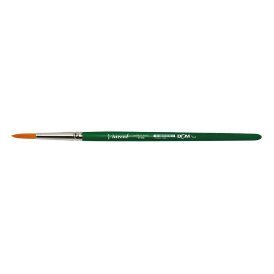 Pennello sintetico tondo DOM Vincent manico corto - N.5 11000/5
