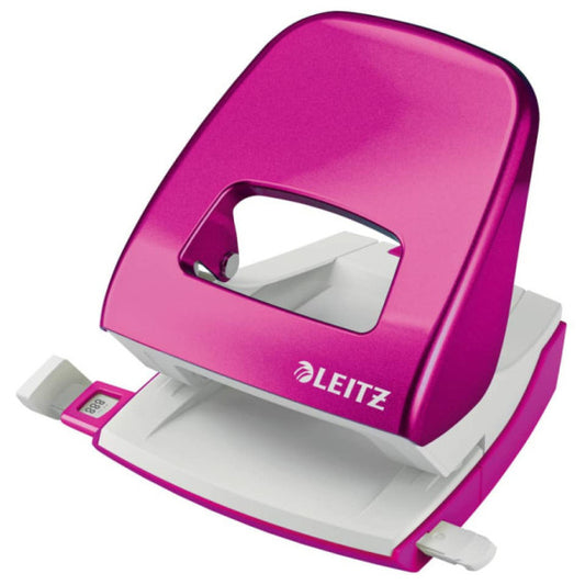 Perforatore 5008 2 fori - 30 fogli Leitz NeXXt WOW Series fucsia metallizzato 50082023