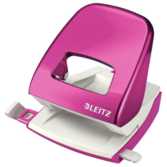 Perforatore 5008 2 fori - 30 fogli Leitz NeXXt WOW Series fucsia metallizzato 50082023
