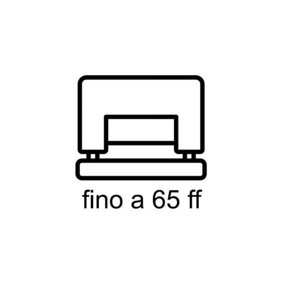 Perforatore a 2 fori Leitz 5180 fino a 65 fogli - metallo nero 51800195