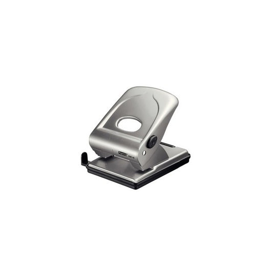 Perforatore FMC40 - max 40 fogli - 2 fori - passo 8 cm - argento - Rapid