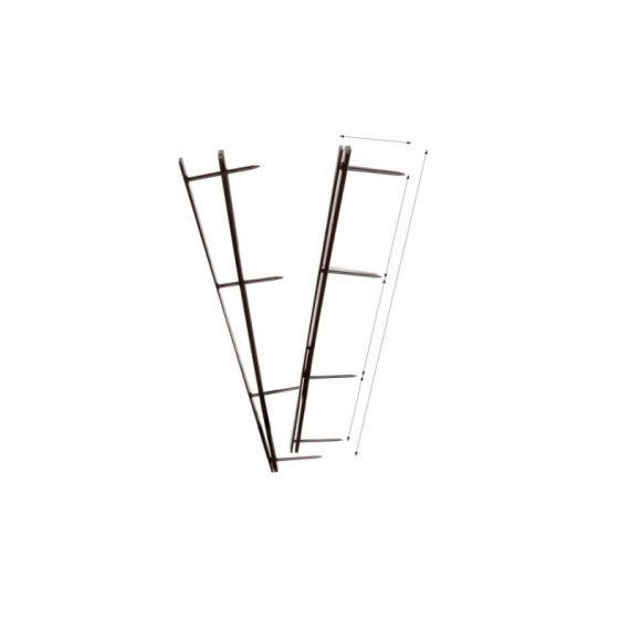 Pettini per rilegatura GBC VeloBind con 4 denti 45 mm a4 nero conf da 25 pettini - A9741635