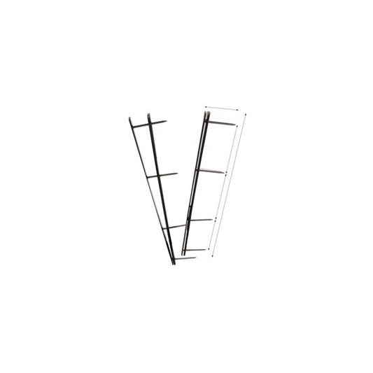 Pettini Velobind - 4 denti - 45 mm - blu - GBC - conf. 25 pezzi