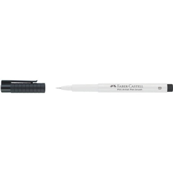 Pitt Artist Pen brush Faber-Castell colore bianco - conf. 10 pezzi - 167401