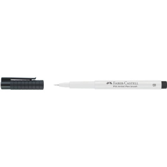 Pitt Artist Pen brush Faber-Castell colore bianco - conf. 10 pezzi - 167401