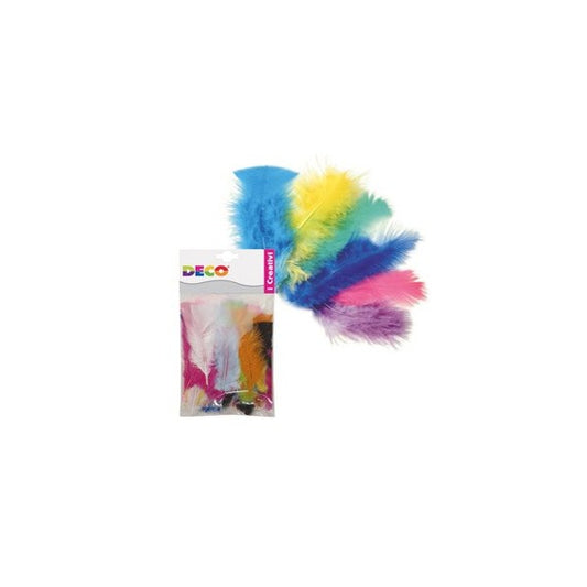 Piume colorate - 10 gr - Deco