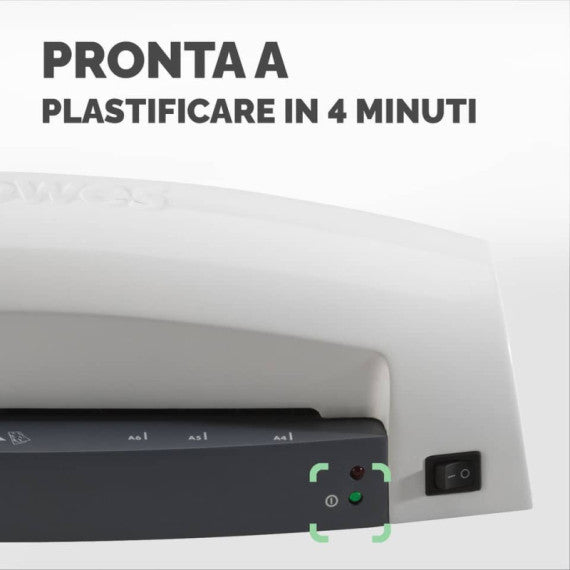Plastificatrice a caldo FELLOWES Lunar bianco A4 5715601