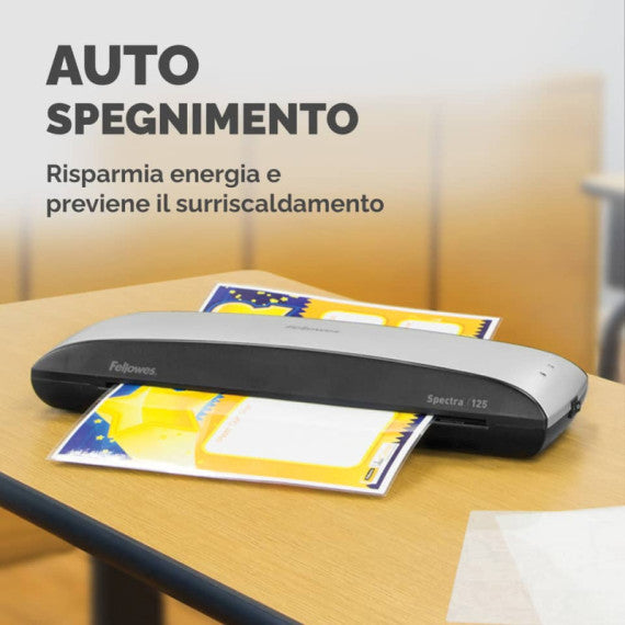 Plastificatrice a caldo FELLOWES Spectra nero/argento A4 5737801