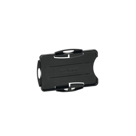 Portabadge Eco - per 2 tessera - 54 x 87 mm - nero - Durable - conf. 10 pezzi