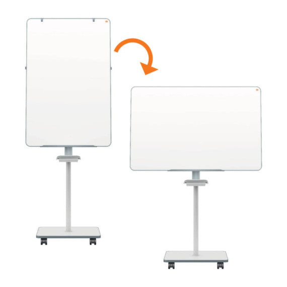 Portablocco a fogli mobili Nobo Move & Meet 70x100 cm 1915644