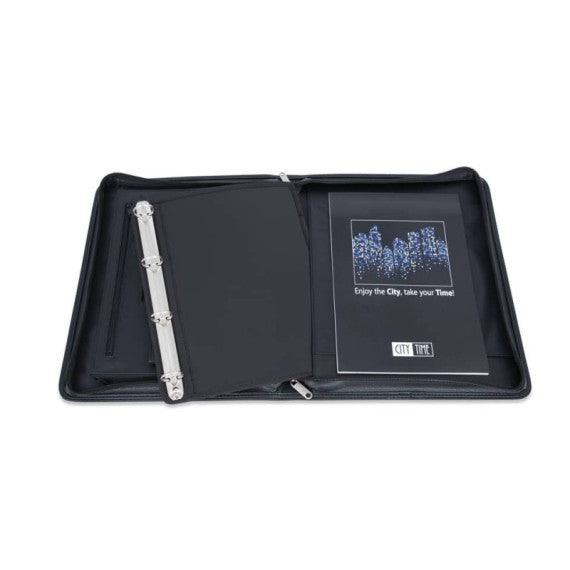 Portablocco ad anelli Niji nero 29x36 cm  241-N