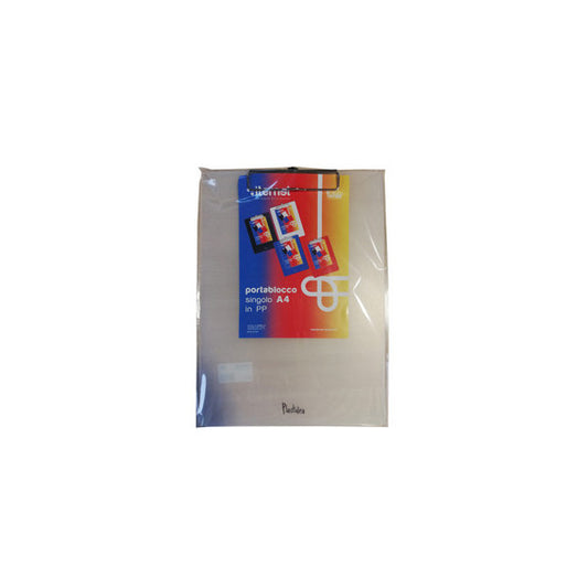Portablocco con molla in metallo - copertina in PPL - A4 - trasparente opaco - Iternet