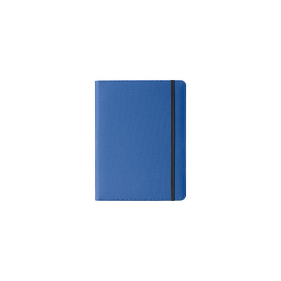 Portablocco Meet - con elastico - 31 x 25 x 1,4 cm - blu - InTempo