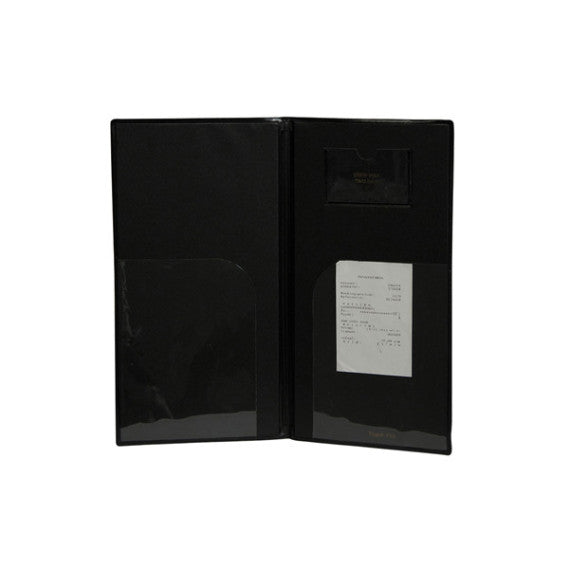 Portaconto Basic - 23,7 x 12,5 cm - PVC - nero - 4+2 buste fisse incluse - Securit
