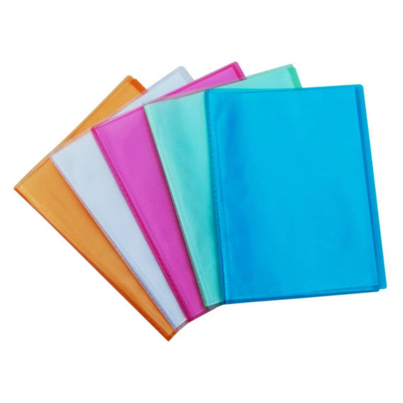 Portalistini fogli fissi Favorit buccia d'arancia 22x30 cm 20 buste assortiti 400090481