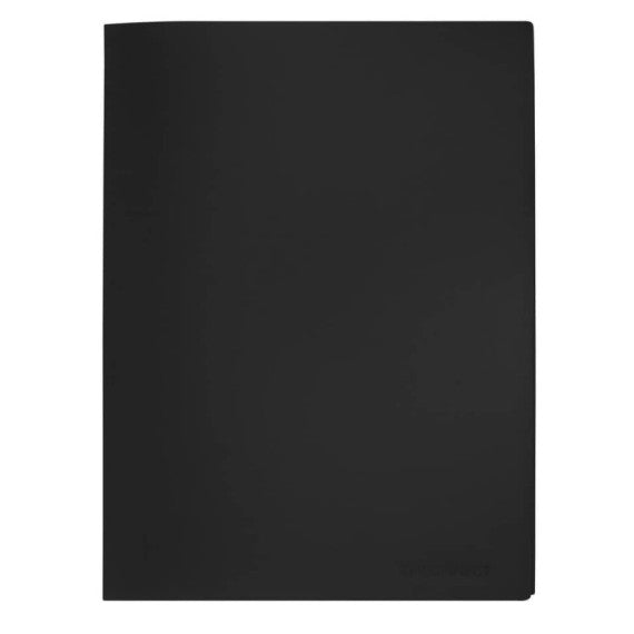 Portalistini opaco Q-Connect A4 20 buste nero KF01252