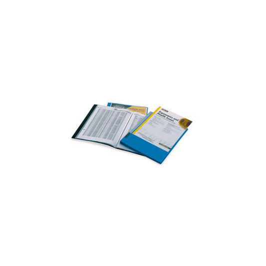 Portalistini personalizzabile Display - 21,5 x 30 cm - 20 buste - nero - Fellowes