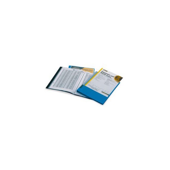 Portalistini personalizzabile Display - 21,5 x 30 cm - 40 buste - nero - Fellowes