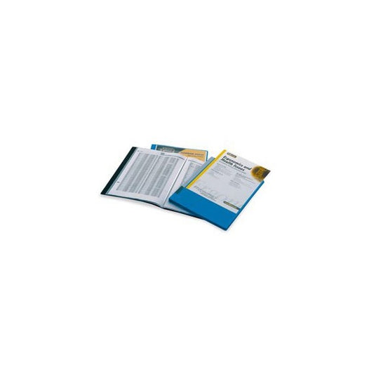 Portalistini personalizzabile Display - 21,5 x 30 cm - 40 buste - nero - Fellowes