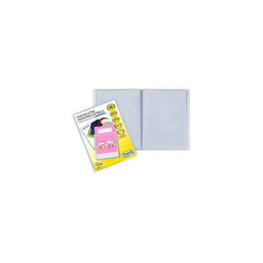 Portalistini personalizzabile Premium - liscio - 22x30 cm - 40 buste - trasparente - Favorit