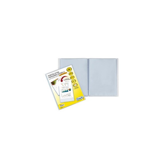Portalistini personalizzabile Sviluppo - buccia - 22x30 cm - 40 buste - trasparente - Favorit
