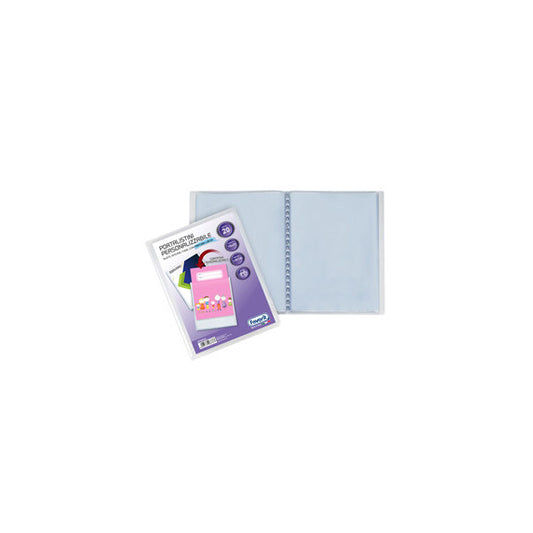 Portalistini personalizzabile Sviluppo - liscio - 15x21 cm - 20 buste - trasparente - Favorit