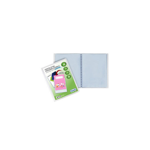 Portalistini personalizzabile Sviluppo - liscio - 15x21 cm - 50 buste - trasparente - Favorit
