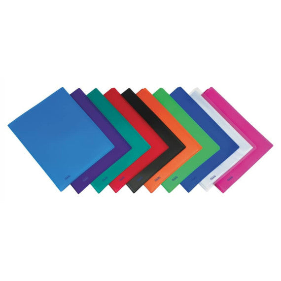 Portalistino a fogli fissi FAVORIT Sviluppo buccia d'arancia 22x30 cm 80 buste nero - 100460307