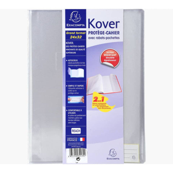 Portalistino Kover - 24x32 cm Exacompta trasparente 32430E