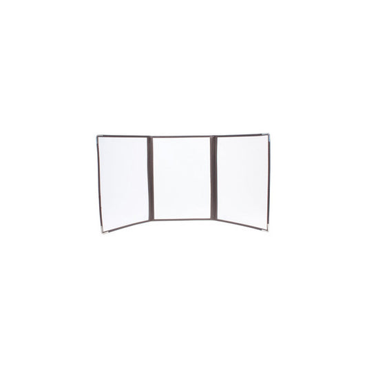 Portamenù Crystal BR3 triplo - per 6 fogli A4 - Securit - set 3 pezzi