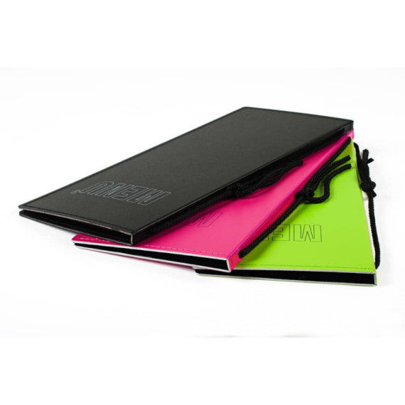 Portamenu' in PP Lebez a 10 tasche - mezzo A4 - nero - 80560N