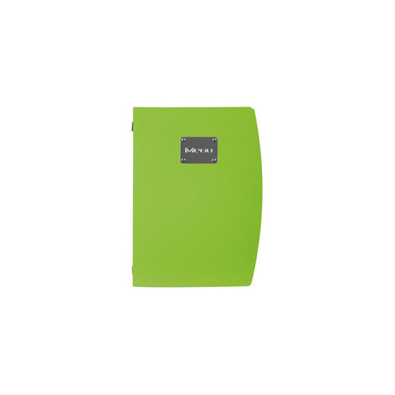 Portamenù Rio - 1 inserto doppio incluso - A4 - 24 x 34 cm - verde - Securit