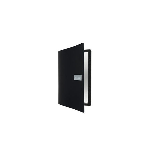 Portamenù Royal - 1 inserto doppio incluso - A4 - 24 x 33 cm - nero - Securit