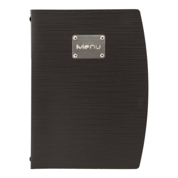 Portamenù Securit® Rio A4 nero  MC-RCA4-BL