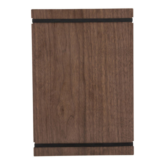 Portamenù Tablet con elastici - 32 x 22 cm - legno di noce - Securit