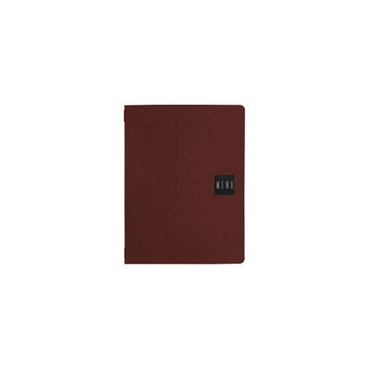 Portamenù Talk - 3 inserti doppi inclusi - A4 - 24,3 x 31,6 cm - bordeaux - Stilcasa