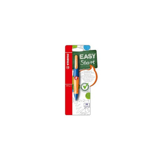 Portamine Easyergo - 1,4mm + 3 mine - per destromani - ultramarine/orange - Stabilo