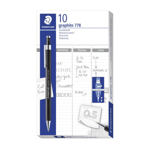 Portamine Graphite Staedtler 778 mina 0,5 mm - conf. 10 pz - 778 05-9