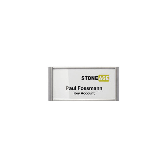 Portanome Classic con magnete - 3,4 x 7,4 cm - Durable - conf. 10 pezzi