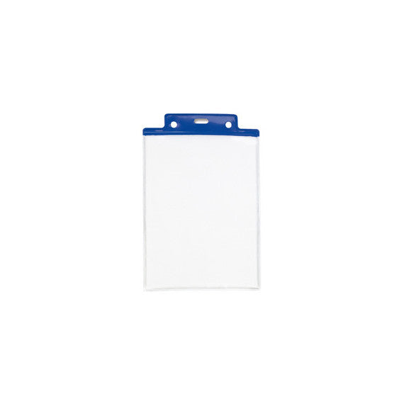 Portanome Pass 6S-P - 10 x 15 cm (A6) - PVC - blu - Sei Rota - conf. 50 pezzi
