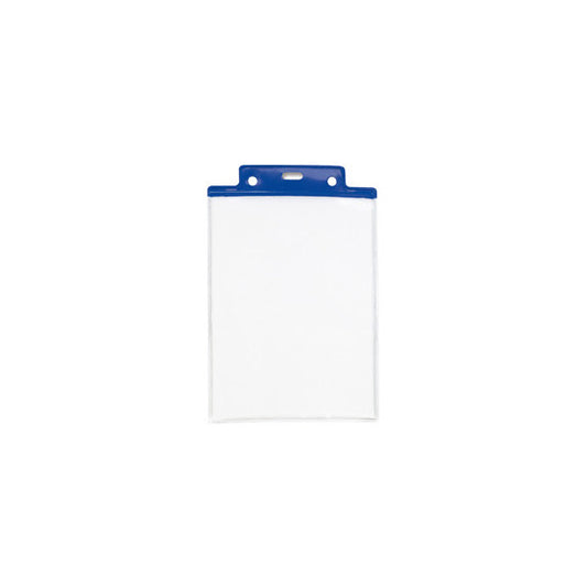 Portanome Pass 6S-P - 10 x 15 cm (A6) - PVC - blu - Sei Rota - conf. 50 pezzi