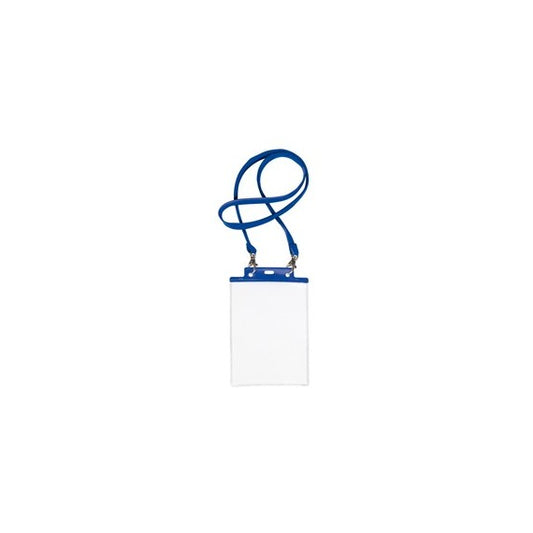 Portanome Pass 7 St M - cordoncino blu - 15 x 21 cm (A5) - blu - Sei Rota - conf. 10 pezzi