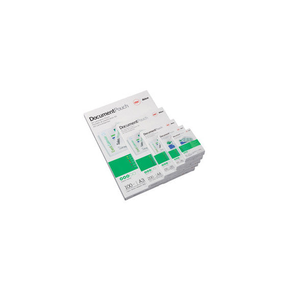 Pouches - business card - 60 x 90 mm - 2 x 125 micron - GBC - conf. 100 pezzi
