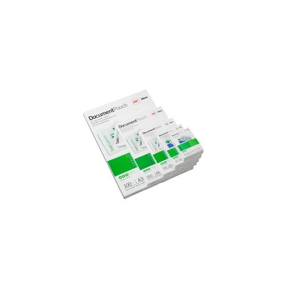 Pouches - government card - 65 x 95mm - 2 x 250 micron - GBC - conf. 100 pezzi