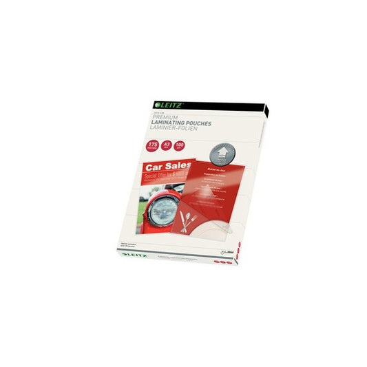 Pouches ILam - A3 - 303x426 mm - 2x175 micron - Leitz - conf. 100 pezzi