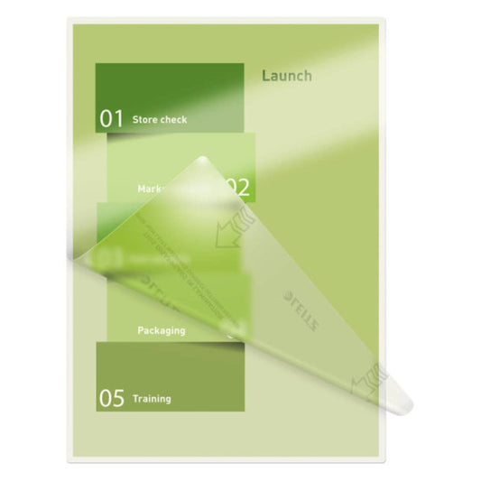 Pouches per plastificatrici Leitz iLam con UDT in EVA conf. 25 pezzi 2x80 micron - formato A4 - 74790000